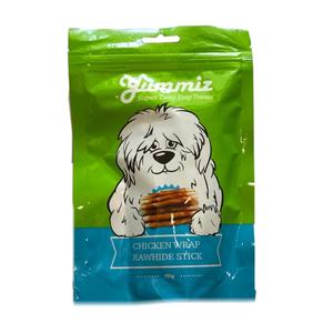 יאמיז חטיף לכלב-לעסניות מצופות עוף 80 גרם