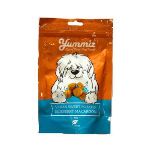 יאמיז חטיף לכלב-מקרון אוכמניות ובטטה 80 גרם