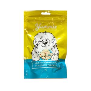 יאמיז חטיף לכלב-עצמות קשר בטעם חלב עם עוף 80 גרם