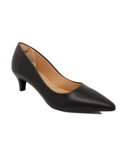 נעלי סירה עקב קטן בצבע שחור 36-41 RENATA MELLO