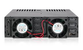 מארז לדיסק חיצוני נייד   6 Bay 2.5"Sata HDD/SSD Cage for 5.25