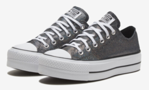 נעלי אולסטאר פלטפורמה מטאלי ג