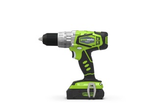 מקדחה/מברגה 24V רוטטת 13 מ"מ – גוף בלבד Greenworks