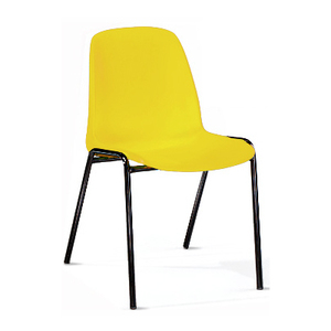 סלינה כסא תלמיד-אירוח והמתנה איטלקי - גובה מושב 46 ס"מ - מושב פלסטיק אפור פנינה שלד שחור