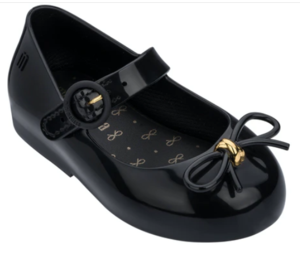 נעלי בובה לילדות בצבע שחור 19-27 MINI MELISSA SWEET LOVE BB