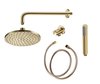 סט אביזרי רחצה זהב מוברש חמת