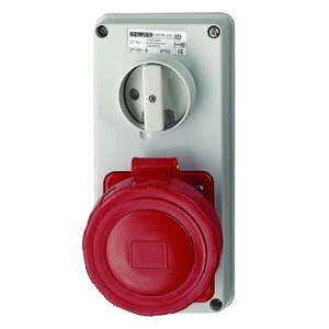 אינטרלוק אנכי תחת הטיח IP55 שעה 5X32A 400V IP55 6 ניסקו