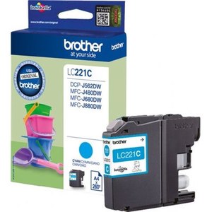 ראש דיו מקורי Brother LC-221C ink cartridge