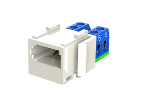 אביזר קיסטון - שקעים ומטענים מטען USB אוניברסלי לבן 5V 1A ניסקו