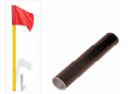 מוט לדגל קרן 50 מ"מ