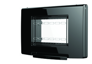 מסגרת מוגנת מים IP-55 לקופסא מלבנית שחורה 4 מודול ניסקו