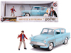 1995Ford Anglia Light Blue (Weathered) with Harry Potter