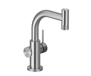 ברז בעמידה פית ברבור ארוכה מסתובבת חמת סדרת נוב Knob 306020