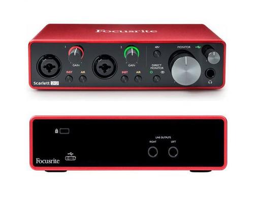 כרטיס קול - Focusrite Scarlett Solo G3