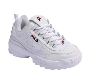 נעלי פילה דיסרפטור לילדים בצבע לבן | 30-35 |  FILA Disruptor II in white