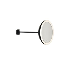 מראה Zone מגדילה x5 עם תאורה - שחור 10918