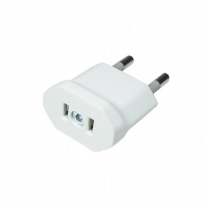 מתאם חשמל מתקע אמריקאי לשקע ישראל 2 פינים - מאושר מכון התקנים