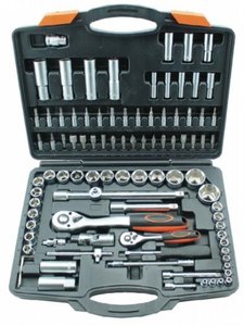 סט בוקסות 1/2 + 1/4 אינטש מקצועי 94 חלקים Hunter 110600-018