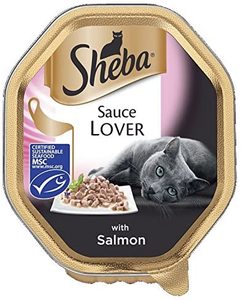 שיבא מעדן לחתול-סלמון ברוטב 85 ג'