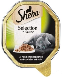 שיבא מעדן לחתול-סלקשן ארנבת ברוטב 85 ג'