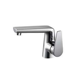 ברז ברבור לכיור רחצה בינוני חמת סדרת גלבוע Gilboa 130143