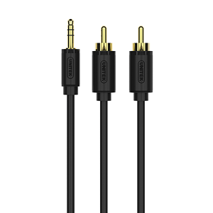 כבל מתאם  Y-C938BK  3.5mm AUX TO 2 RCA 