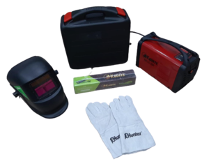 רתכת אלקטרונית 200 אמפר + מסכה + אלקטרודות+ כפפות ARC200D KAUFFE