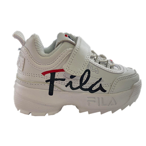 נעלי פילה  לילדים דיסרפטור בצבע לבן  FILA Disruptor II in WHITE