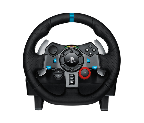 הגה מרוצים לפלייסטיישן ומחשב כולל דוושות Logitech G29 Driving Force אחריות יבואן רשמי שנתיים