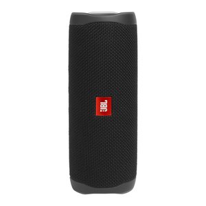 רמקול אלחוטי בלוטוט נטען JBL Flip 5 עמיד במים בצבע שחור - יבואן רשמי ג'י בי אל