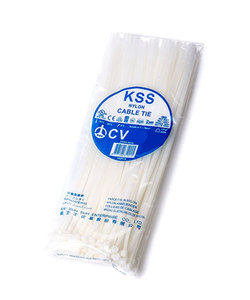 100 אזיקונים לבנים איכותיים 292x3.6mm תוצרת KSS