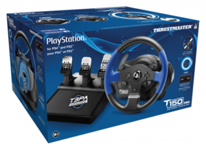 הגה מרוצים לפליסטיישן כולל דוושות - Thrustmaster T150 Pro Force Feedback PS4/PS3