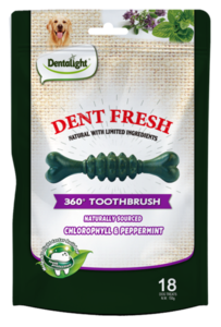 דנט פראש - חטיף דנטלי מועשר בכלורופיל ומנטה לנטרול ריח פה דנטלייט DENTALIGHT 