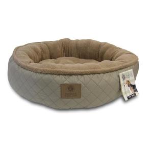 מיטה לכלב | AKC מיטת פוך ופרווה ענקית 80 קוטר 