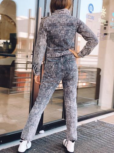 אוברול ג'ינס ארוך