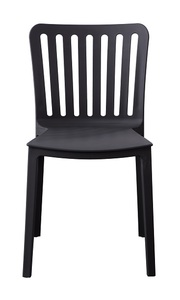 דאלאס כיסא המתנה פלסטיק צבע שחור