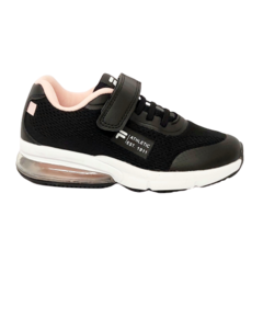 נעלי ספורט פילה לילדים בצבע שחור ורוד |  30-35 FILA