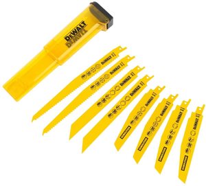 סט 8 להבים מסור חרב מתוצרת DeWalt 