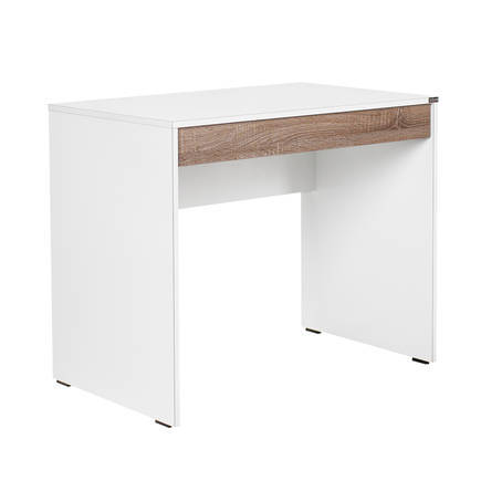 שולחן מחשב איכותי דגם לימור לבן+שיטה