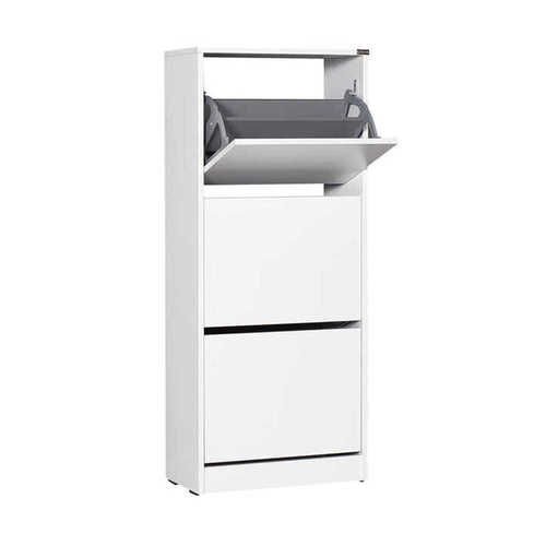 ארון נעליים שלושה תאים לבן 