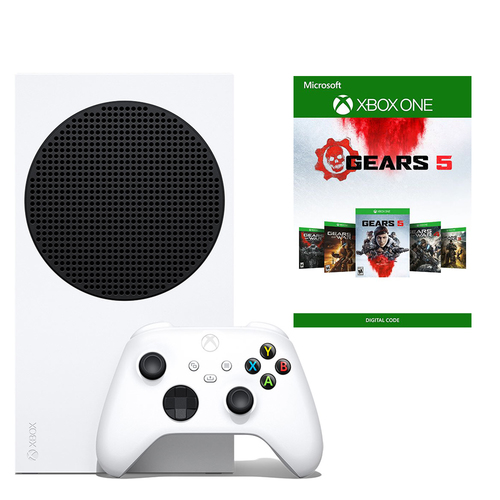 XBOX SERIES S 512GB כולל כולל 5 משחקי GEARS OF WAR - אחריות יבואן רשמי מיקרוסופט ישראל
