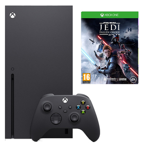 XBOX SERIES X 1TB כולל המשחק STAR WARS JEDI FALLEN ORDER - אחריות יבואן רשמי מיקרוסופט ישראל