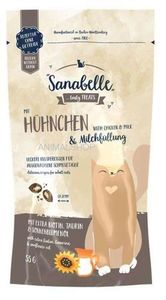 חטיפים לחתולים | חטיף סנאבל עוף וקרם שמנת - 55 גרם