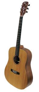 גיטרה אקוסטית מוגברת  CORT Cedar-Grand BW