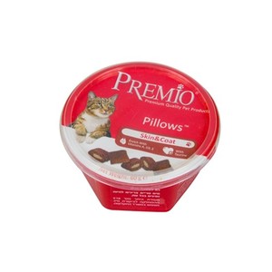 כריות לחתול לעור ולפרווה 60 גרם פרמיו