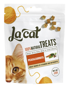 חטיף לה קט כבד עם אפונה וגזר