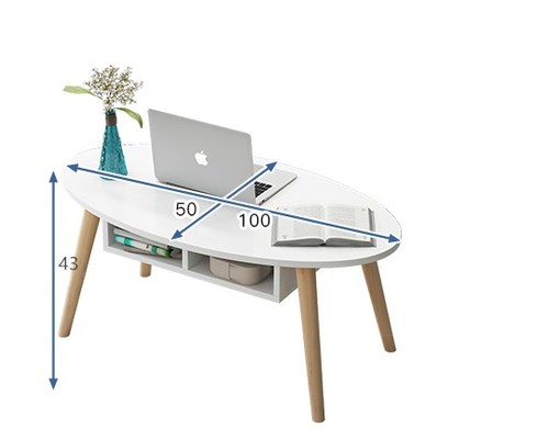 שולחן לסלון גולן לבן