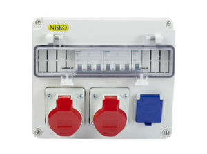 N-NPL כולל חצי אוטומט ופחת SIEMENS שקעים אירופאים N-NPL532.516.210 חא 3X32 3X16 1X16 פחת 4X40 ניסקו