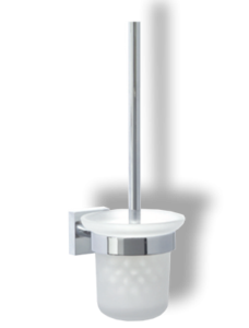 NWB מחזיק מברשת אסלה ניקל ללא קידוח