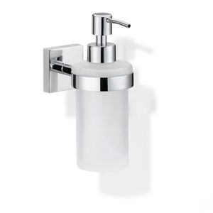 NWB מיכל לסבון נוזלי ניקל ללא קידוח